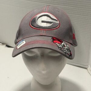 Georgia Bulldogs Hat  Dad Cap Adjustable Strap Russell Athletic